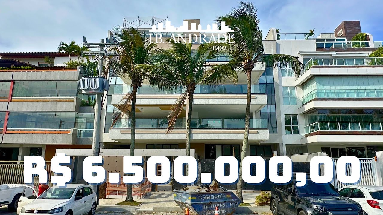 Jardim Oceânico | Frente Mar | Apartamento Novo com 4 Suítes | 236 m² | R$ 6.5 Milhões | JB4APV9974