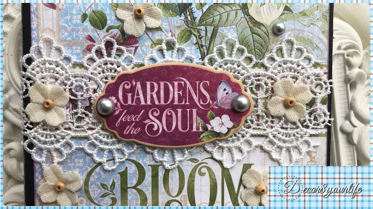Graphic 45 Bloom Mini Album Tutorial | Easy for Beginners and Experts