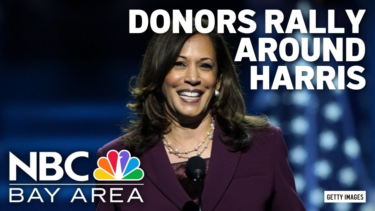 Bay Area donors rally around Vice President Kamala Harris