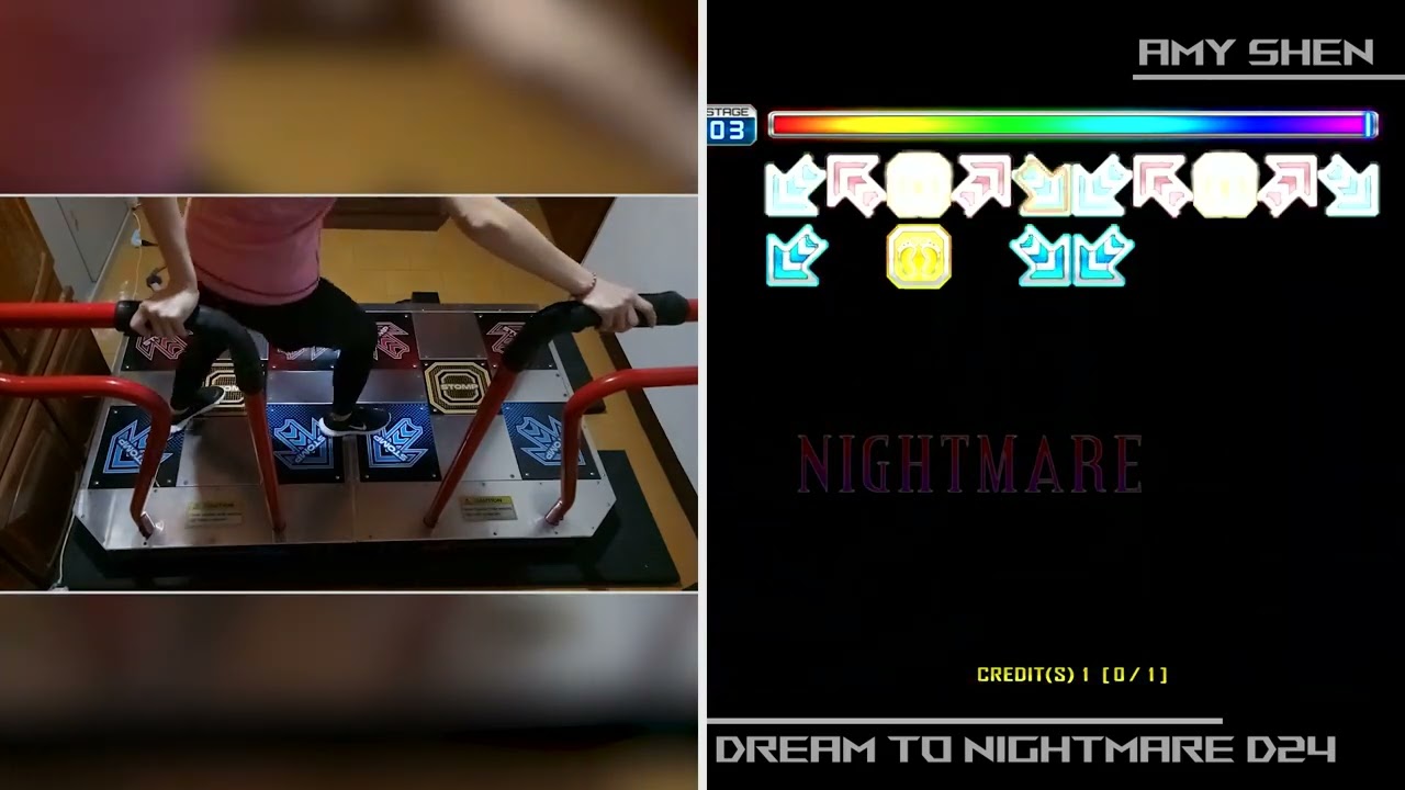 Dream To Nightmare - D24 - [Pump It Up PRIME2]  - PIU - by Amy Shen