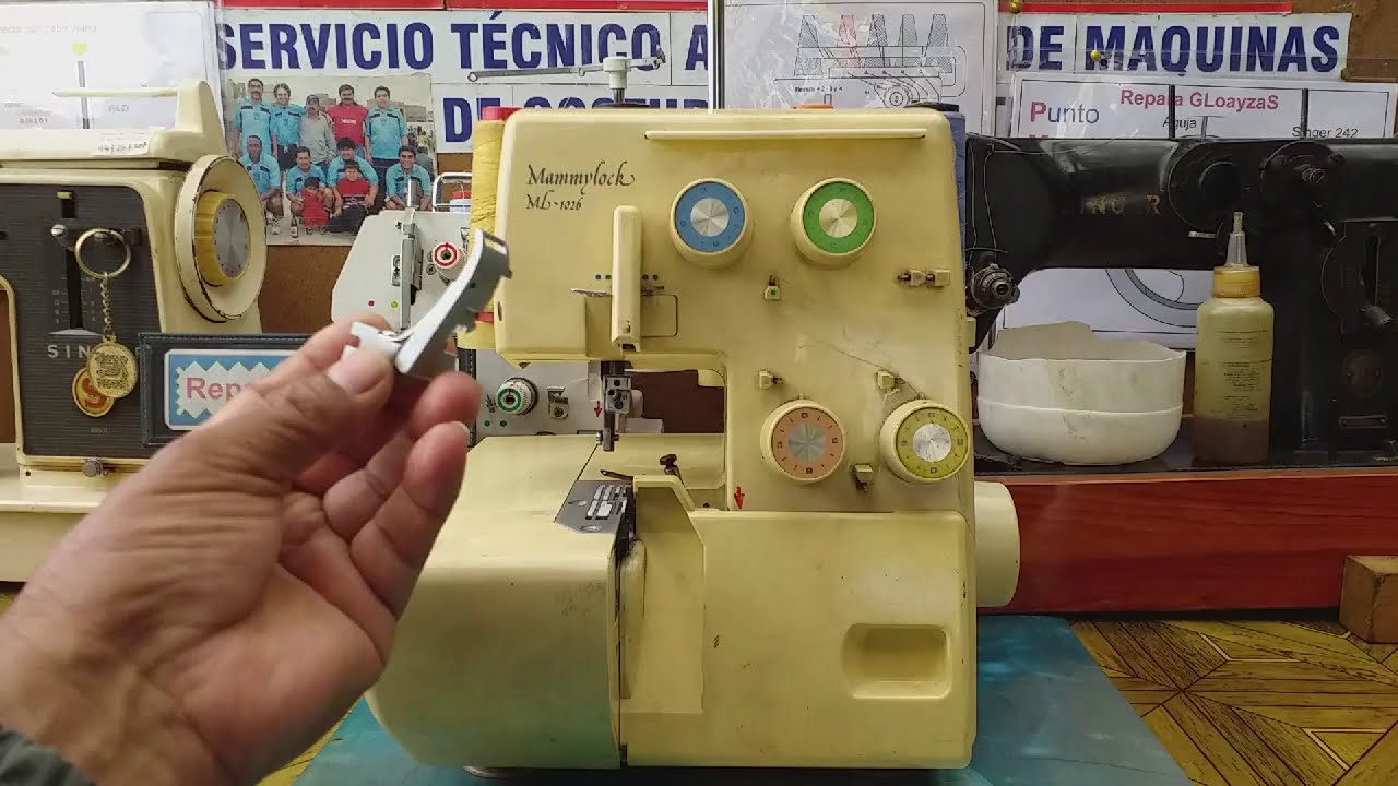 Mammy Cómo se Encontró a Restaurar mi Overlock Mammy Lock modelo ML-1026 - 4 hilos