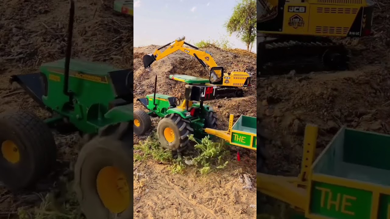 Remote control Jcb tractor unboxing video #unboxingvideo