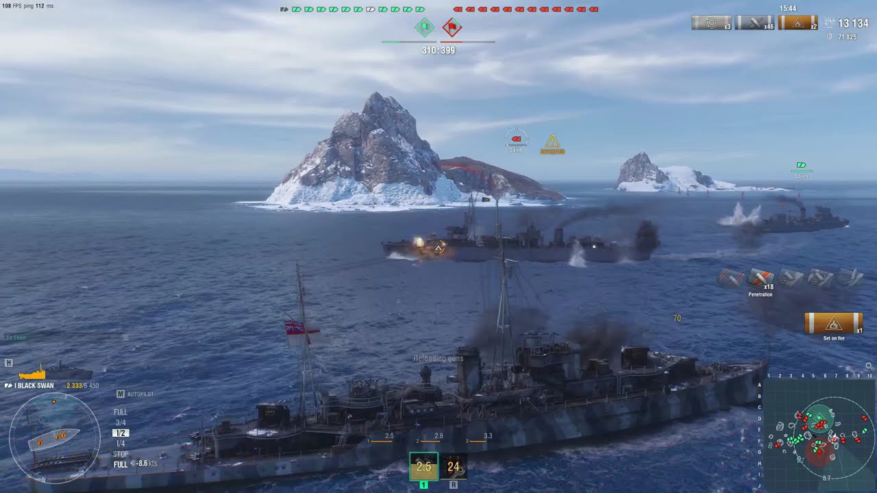 World of Warships|| Third Time is the charm|| Victory with Black Swan
