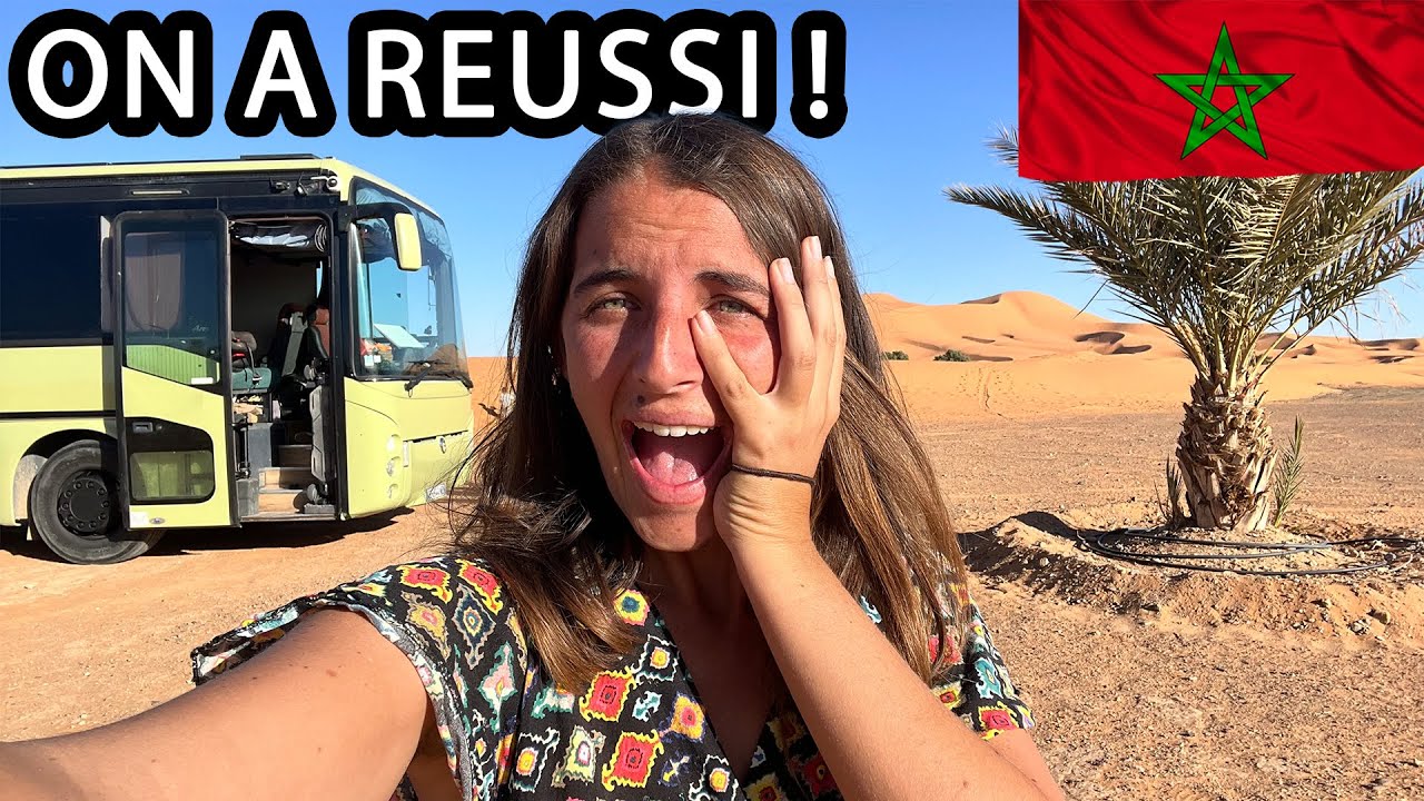 🏜️ LE DESERT DU SAHARA en BUS AMÉNAGÉ 🚌  🇲🇦 - FAMILLE NOMADE
