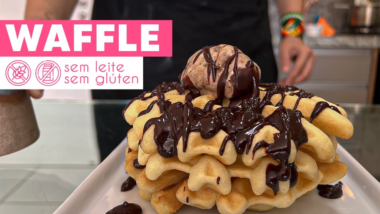 Waffle - Sem Leite e Sem Glúten