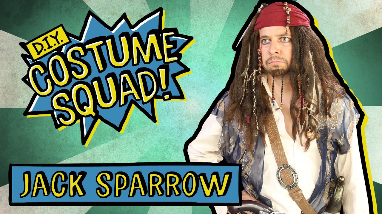 Make Your Own Captain Jack Sparrow - DIY Costume Squad