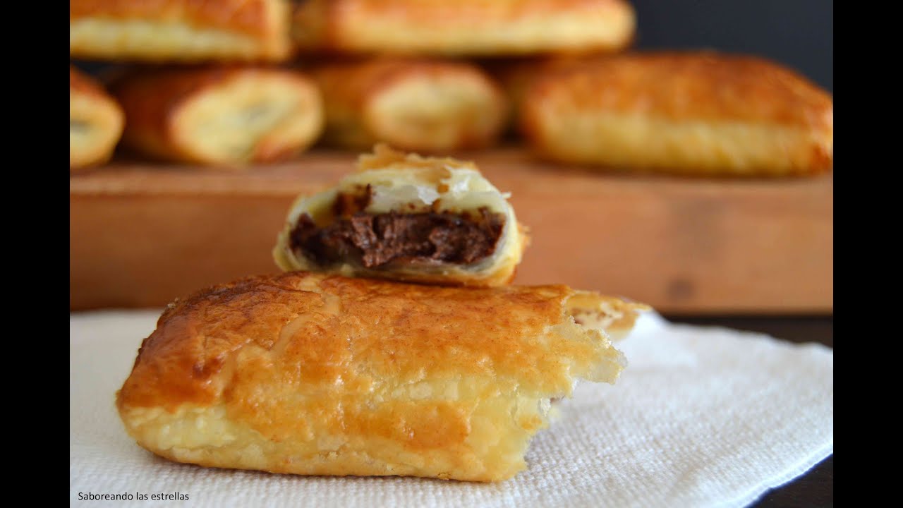 Hojaldres de Nutella - Napolitanas de Nutella