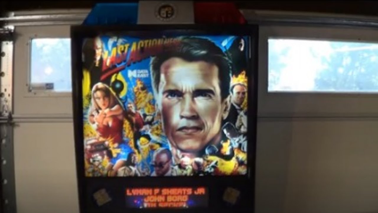 LAST ACTION HERO PINBALL MACHINE - BY DATA EAST 1993