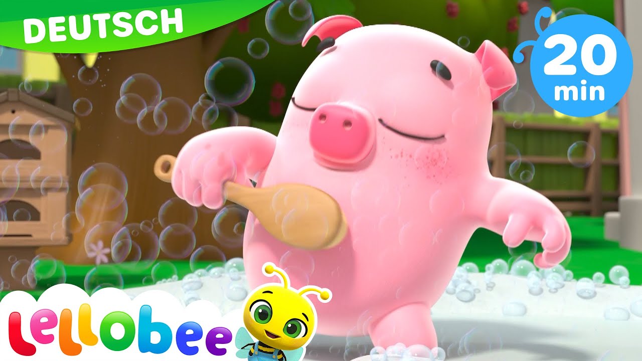 Bade-Lied | Lellobee - Kinderlieder und Cartoons | Lellobee Deutsch