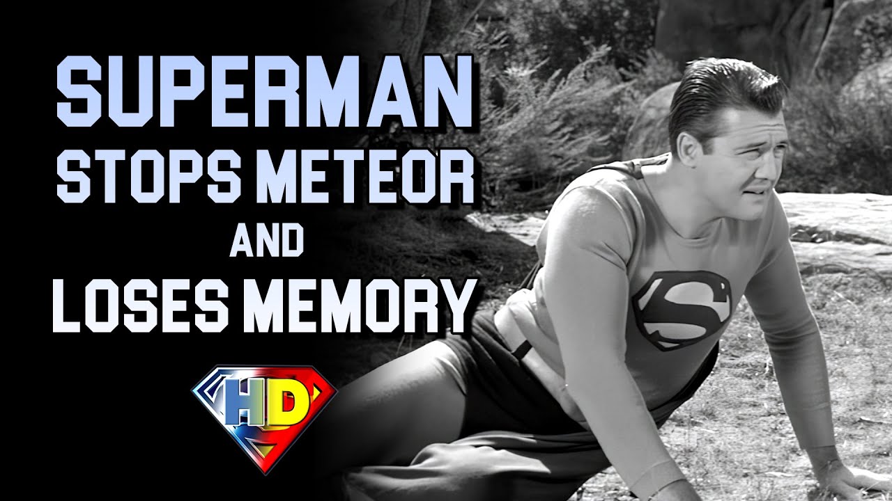 Superman Stops Meteor & Loses Memory (Panic in the Sky) - Ai-Remastered 4K - Superboy: The Legacy