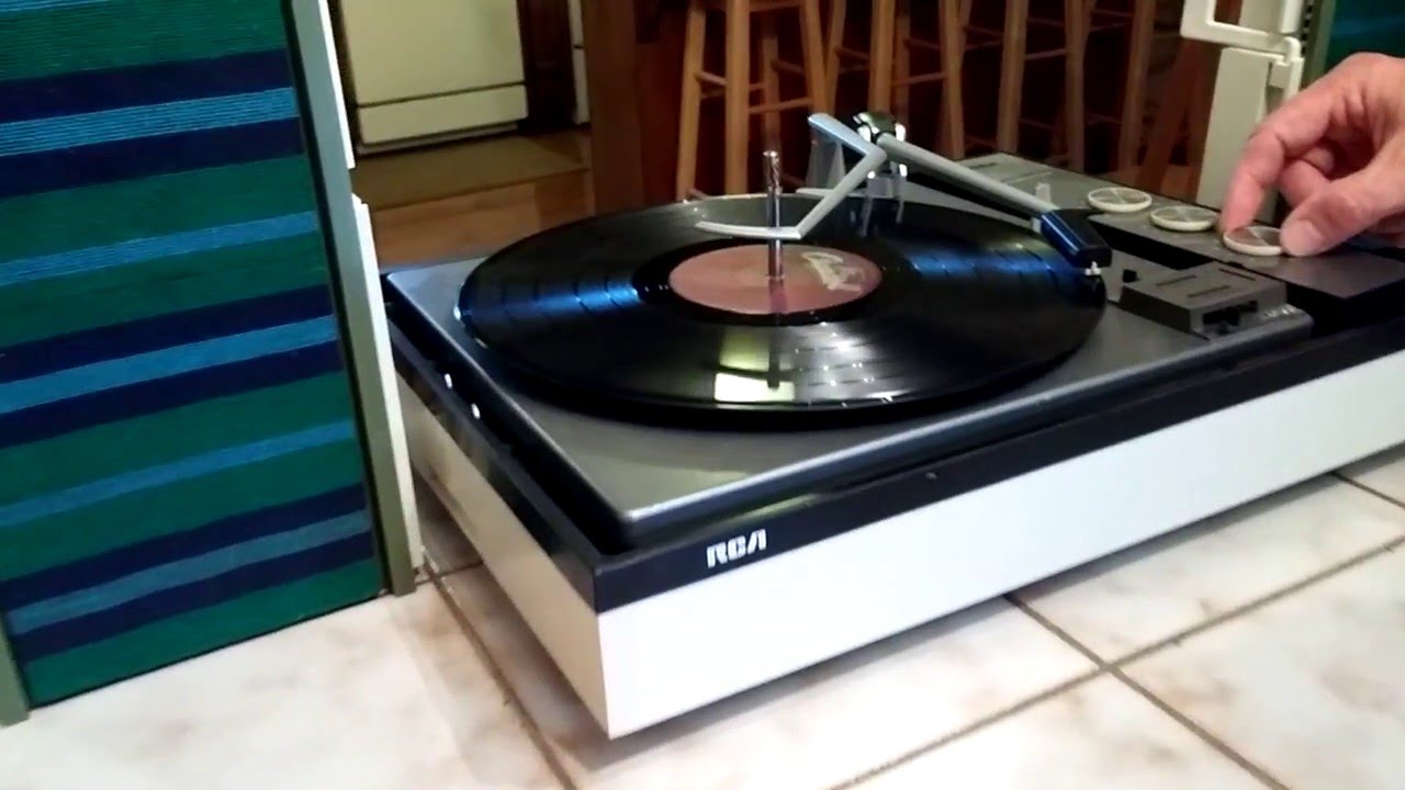 The Golden Gate Vintage RCA Portable Record Player