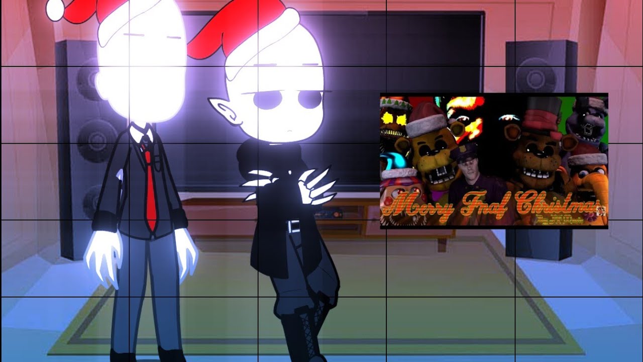 ||La familia de Granny Reacciona a Merry Fnaf Christmas-Granny-Gacha Club-Eren Gacha||
