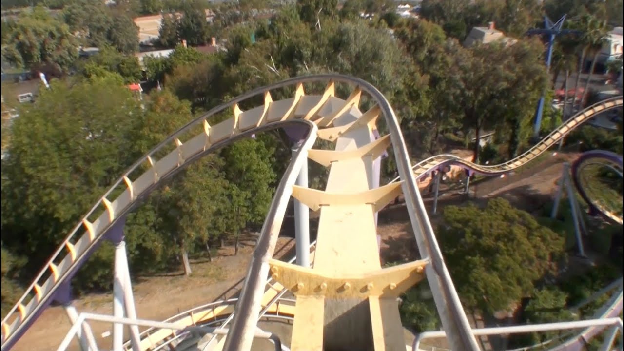 Vortex Stand Up Roller Coaster POV California's Great America