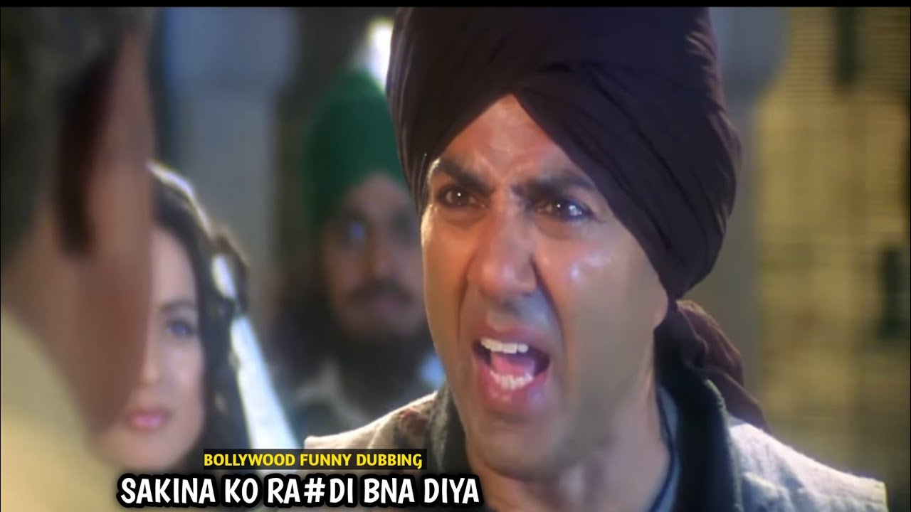 Sunny Deol Gadar Funny Dubbing 😂 | Rajnikant vs Sunil Shetty | Bollywood Movie Comedy Dub