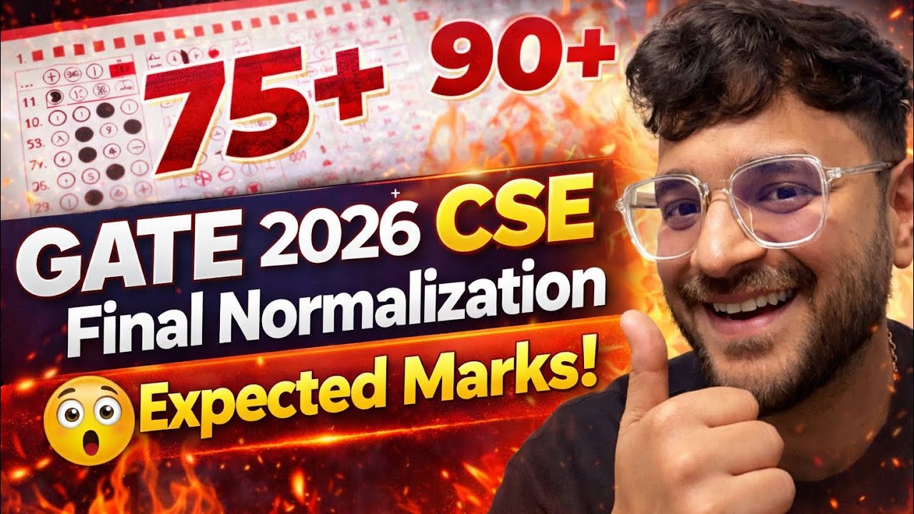 GATE 2026 CSE Final Normalization 😱 Your Real Expected Marks!
