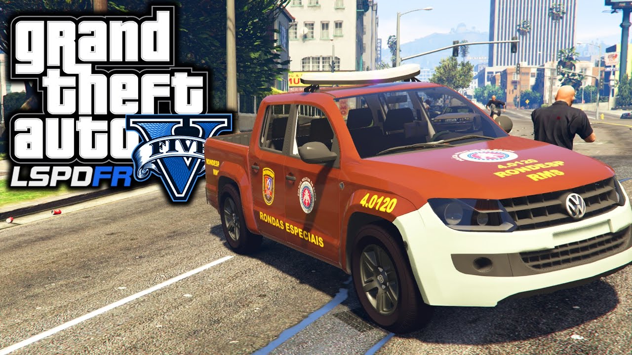 GTA V Vida Policial - ASSALTO a Posto de Gasolina termina em TIROTEIO com RONDESP PMBA | Ep17 LSPDFR