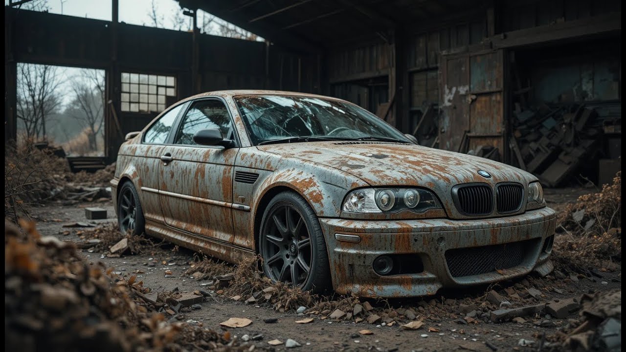 ASMR Car Restoration! BMW M3 2005 Full Restoration from Abandoned #asmr #carrestoration #bmwm3