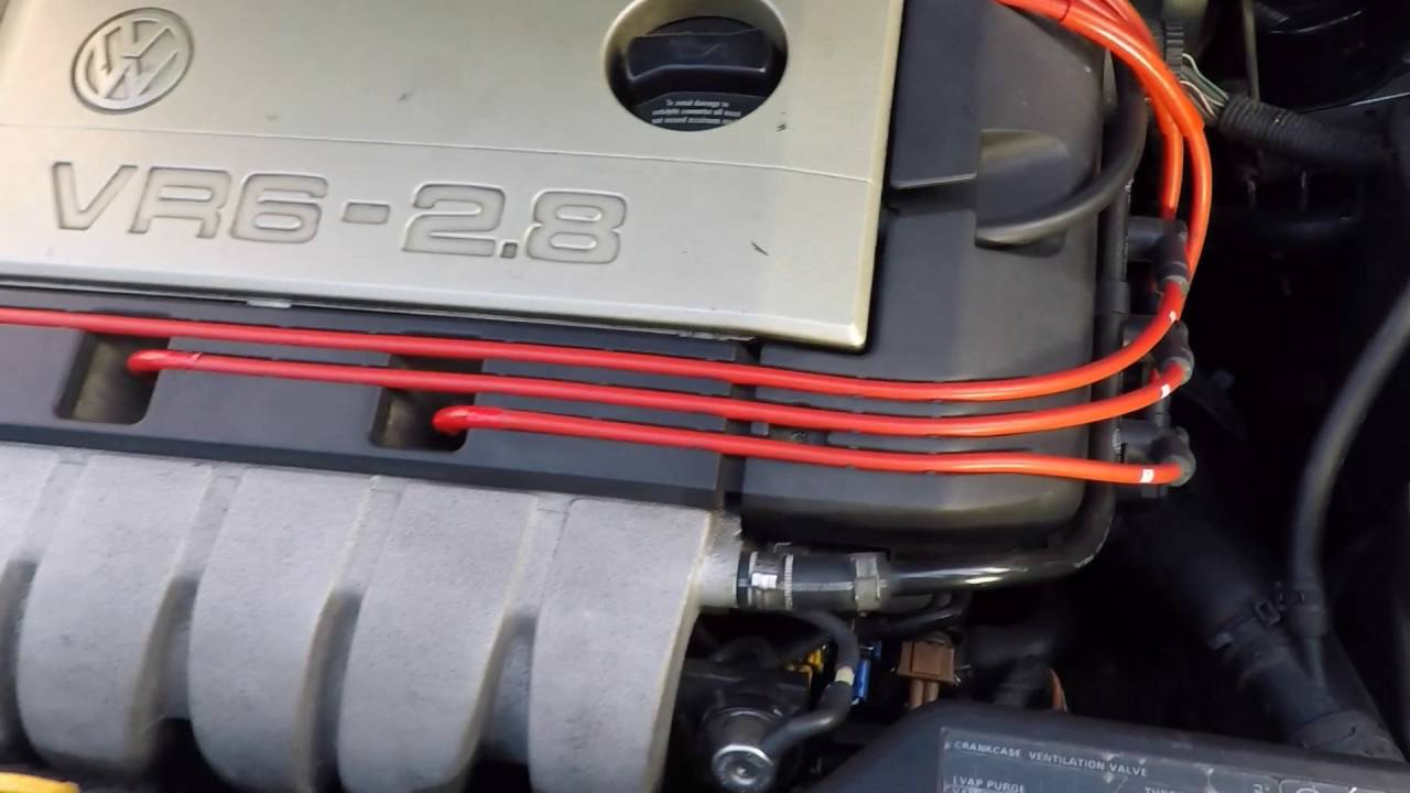 VR6 engine bay.