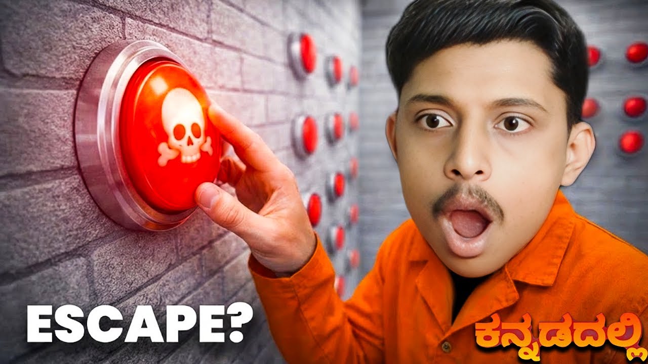 Will I ESCAPE the 100 BUTTON ROOM? | BUTTON PRISON