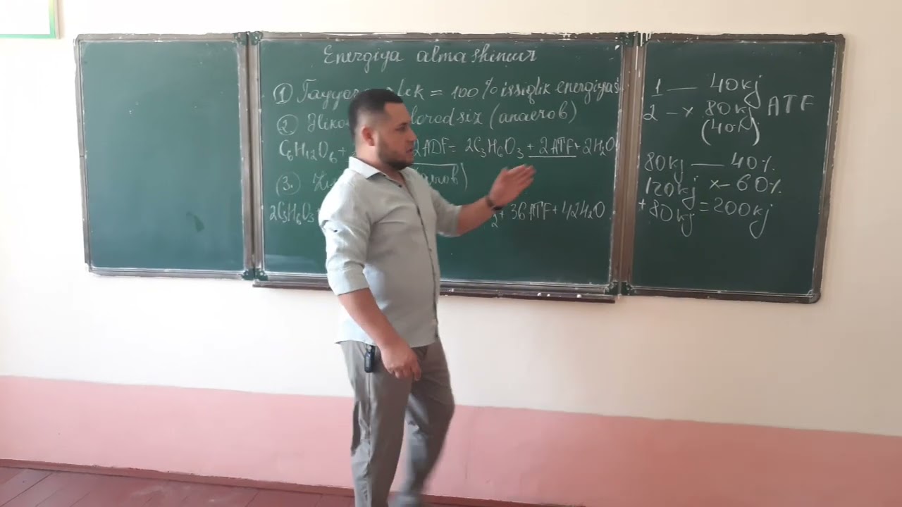 ENERGIYA ALMASHINUVI BOSQICHLARI.