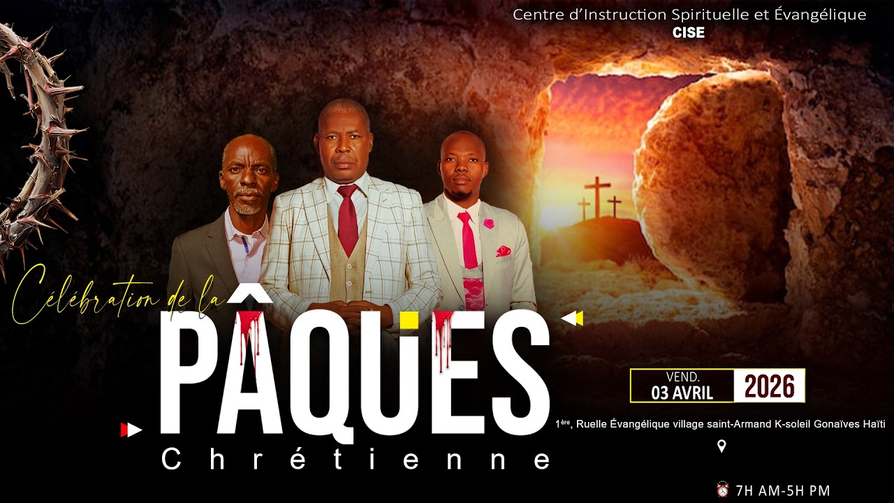 C&eacute;l&eacute;bration de la P&acirc;ques chr&eacute;tienne | Vend. 03 Avril 2026