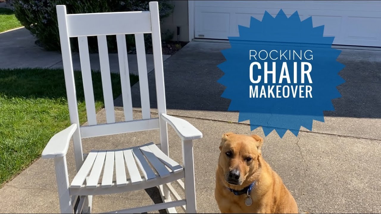 Rocking Chair Makeover - Repainting | DIY