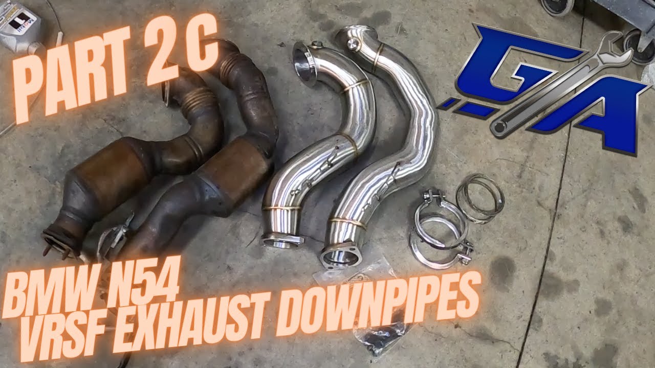 Part 2c BMW N54 VRSF Exhaust Downpipe Installation
