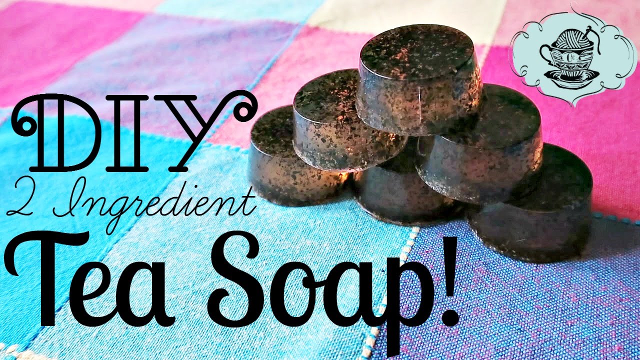 DIY 2 Ingredient Tea Soap How To Tutorial ¦ The Corner of Craft