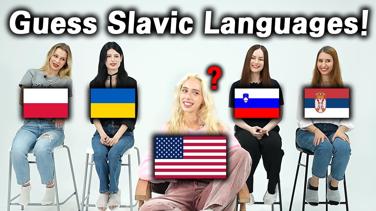 Can American Guess the Nationality of Slavic Language? (Poland, Ukraine, Slovenia, Serbia)