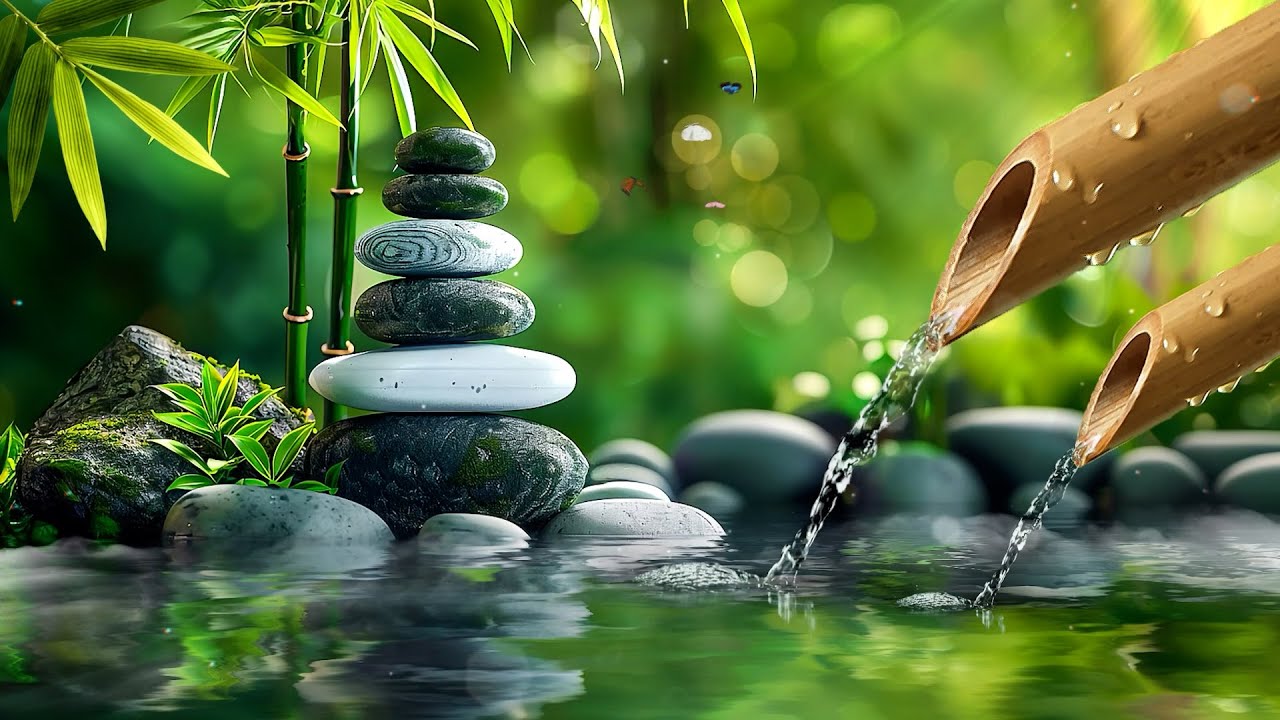 Deep Sleep Music | Soothing Piano + Natures Water Sounds for Healing, Stress Relief and Meditation