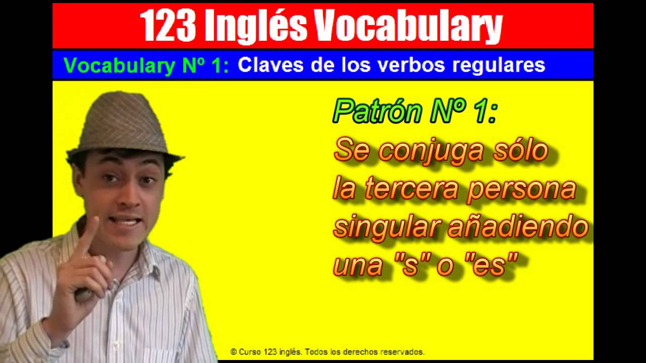 Vocabulary Nº 1: Las claves para entender los verbos regular