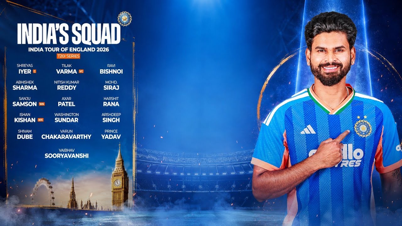 India Announce T20I Squad for Ireland & England Tour | Big Surprises in Team India! 🇮🇳🔥 #shreyasiyer