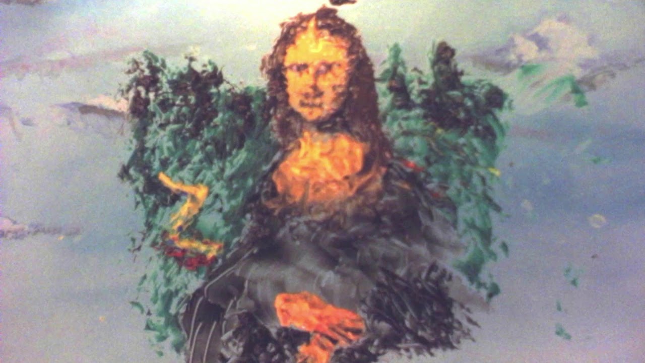 Fluid Animation - Clay of Mona Lisa and The Scream