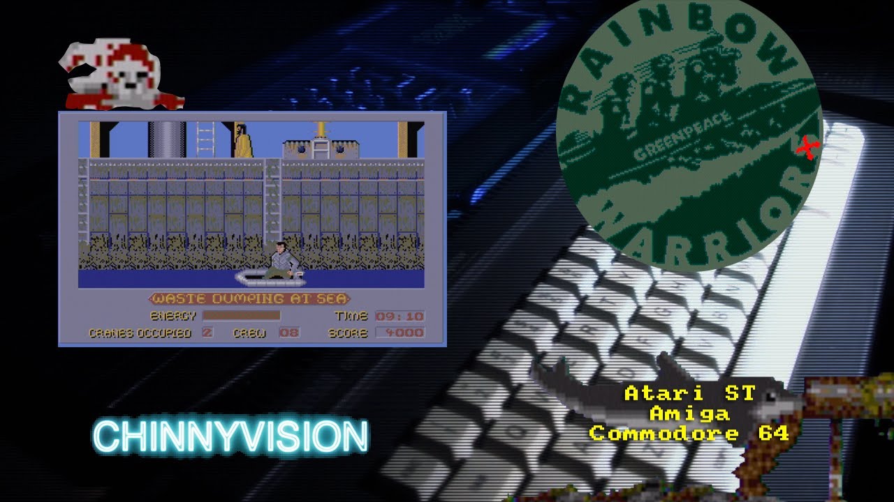 ChinnyVision - Ep 574 - Rainbow Warrior - Atari ST, Amiga, C64