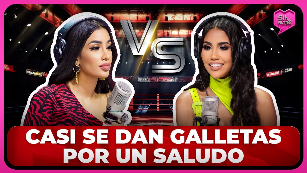 CARO BRITO Y ORIANA FALLA CASI SE ENTRAN A GALLETAS POR UN SALUDO EN SIN FITLRO