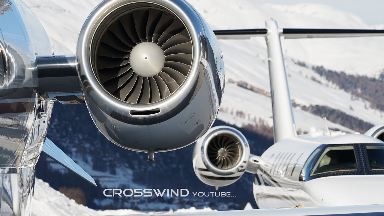 Samedan LSZS Engadin Airport 18.02.2022 | Highest Airport in Europe