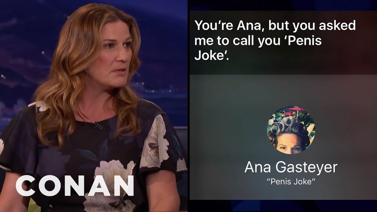 Ana Gasteyer’s Son’s iPhone Prank | CONAN on TBS