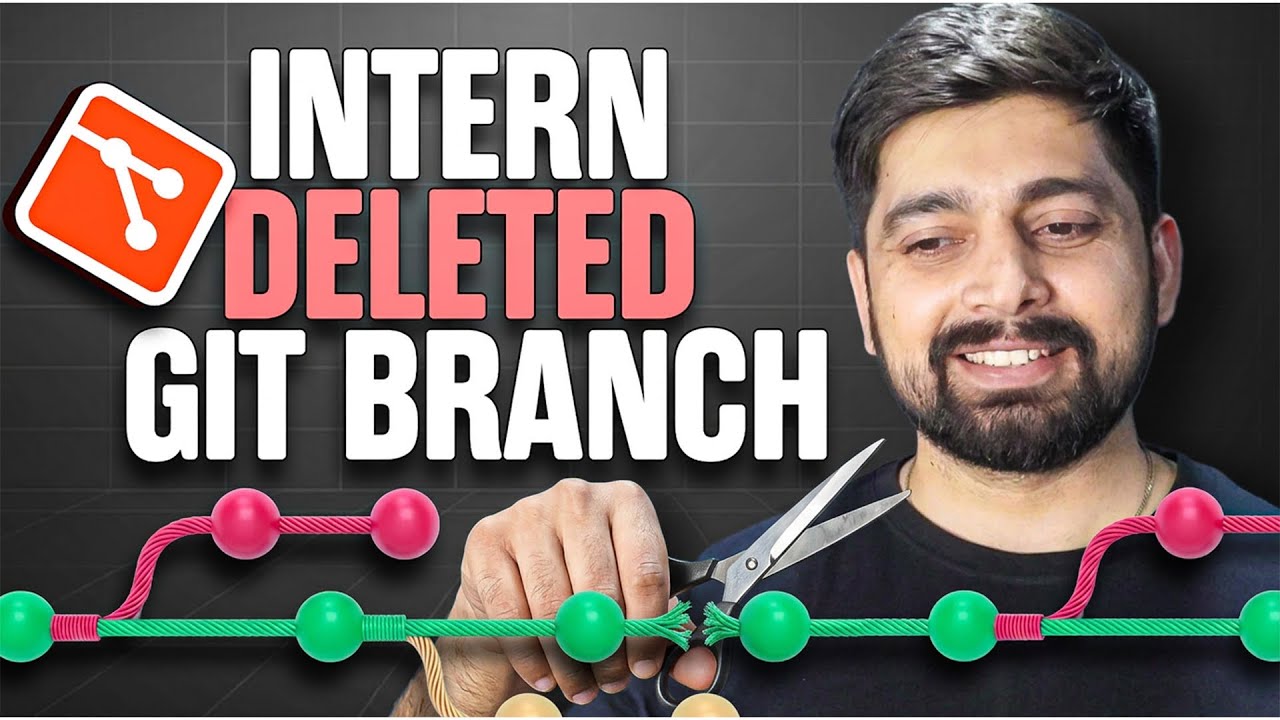 Intern DELETED a Git Branch! How to Save Your Code in 2 Mins