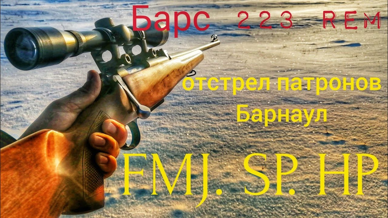 Отстрел с барса 4-1 223rem/Разными видами патронов/Отстрел с Вепрь-308  скоро будит