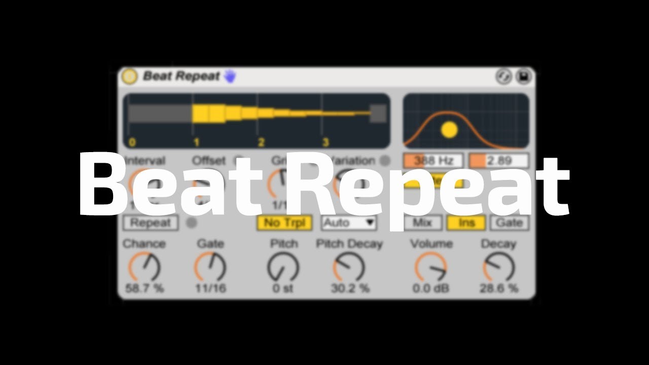 All About Ableton Audio Effects - Beat Repeat