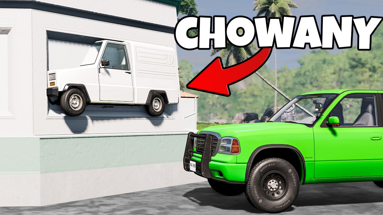 ❄️ SCHOWAŁEM SIĘ AUTEM NA WYSPIE PEŁNEJ ZOMBIE!? | BeamNG Drive |