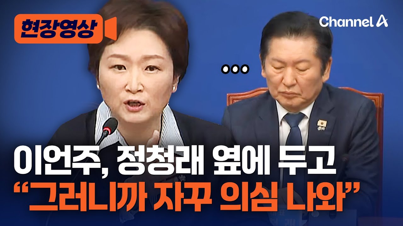 이언주 “반대 이렇게 많은데 왜 억지로 합당 강행하나” [현장영상] / 채널A