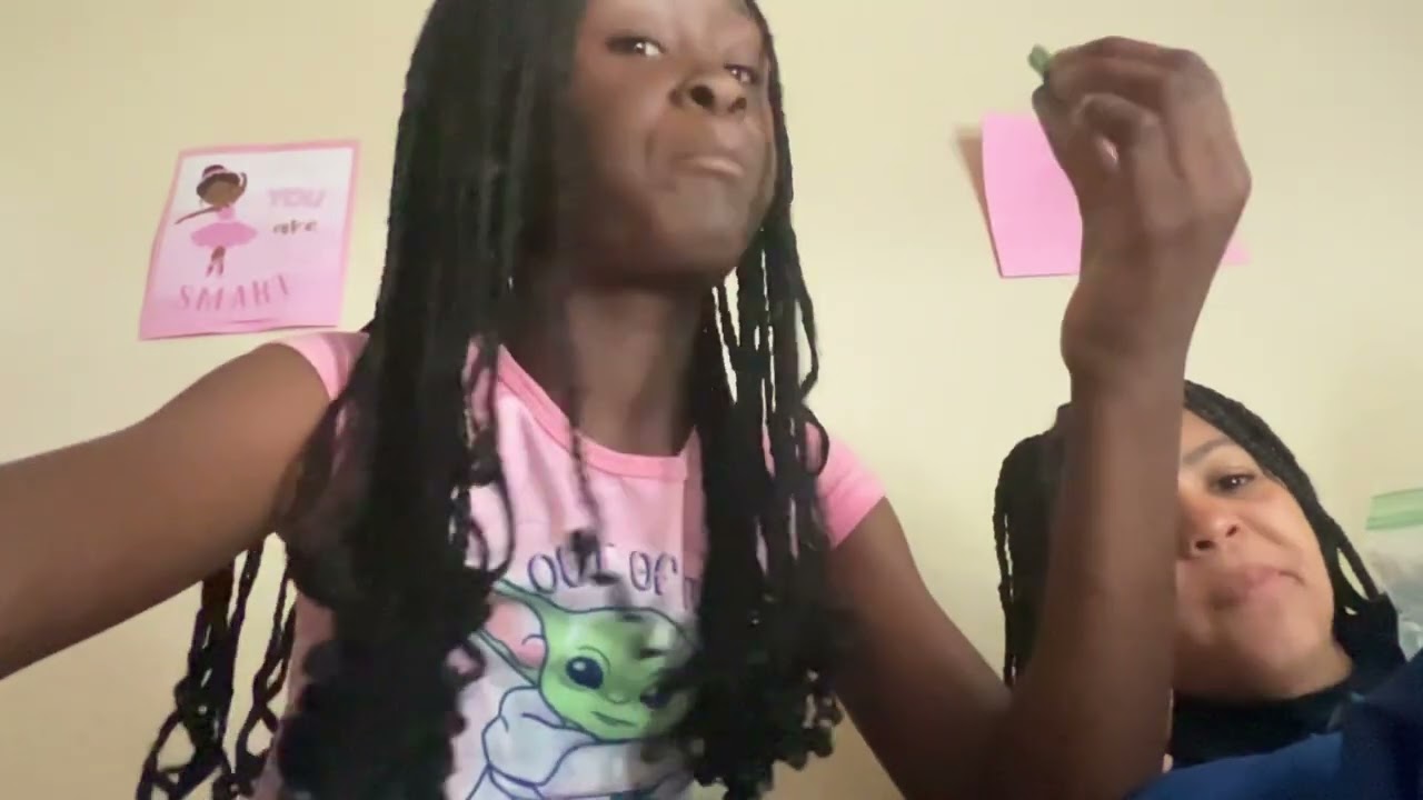 Me and my cousin, random video