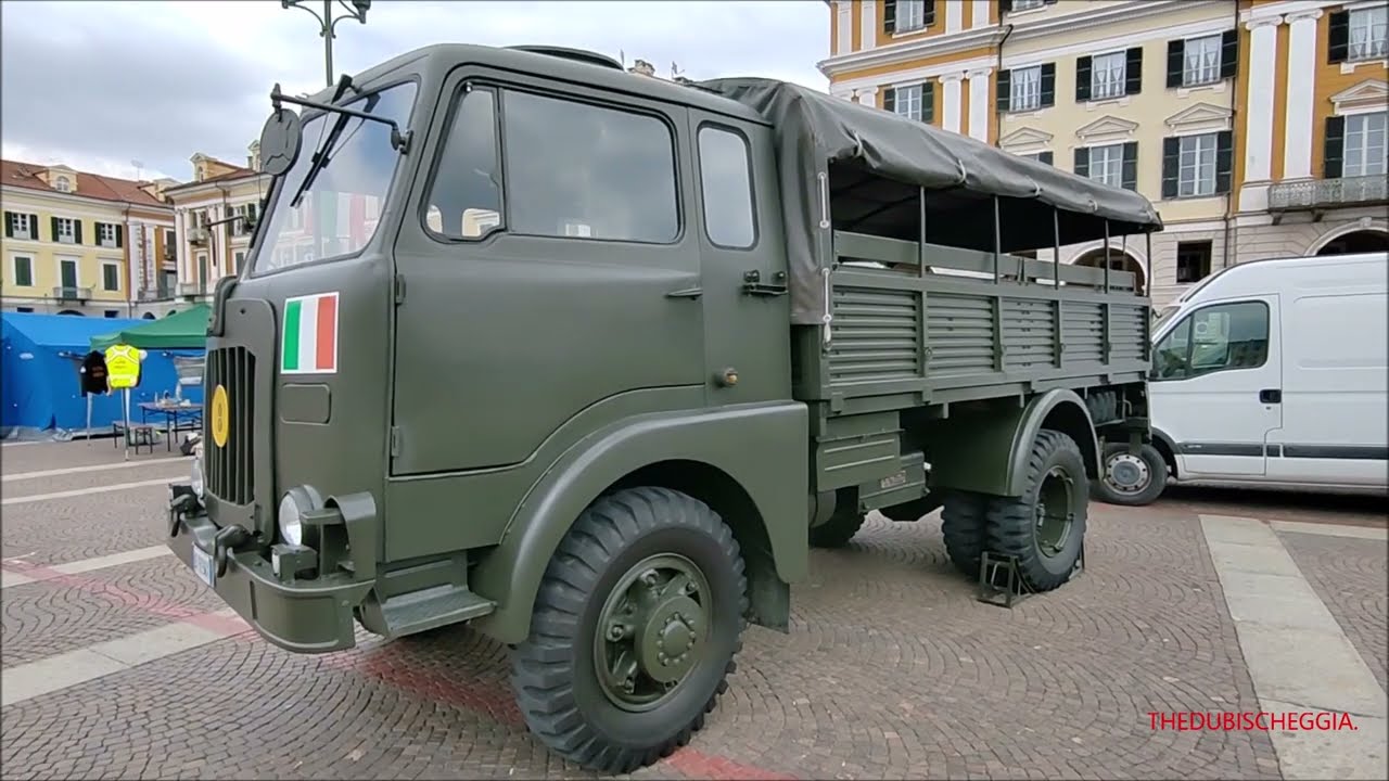 CAMION STORICO MILITARE ITALIANO FIAT CM 52 - SAB. 15 - 7 - 2023.