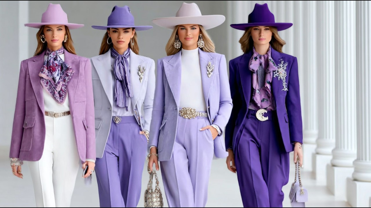 Весна/Лето 2026 от Ralph Lauren | Лавандовая роскошь: изысканный шик и женственный стиль для женщин