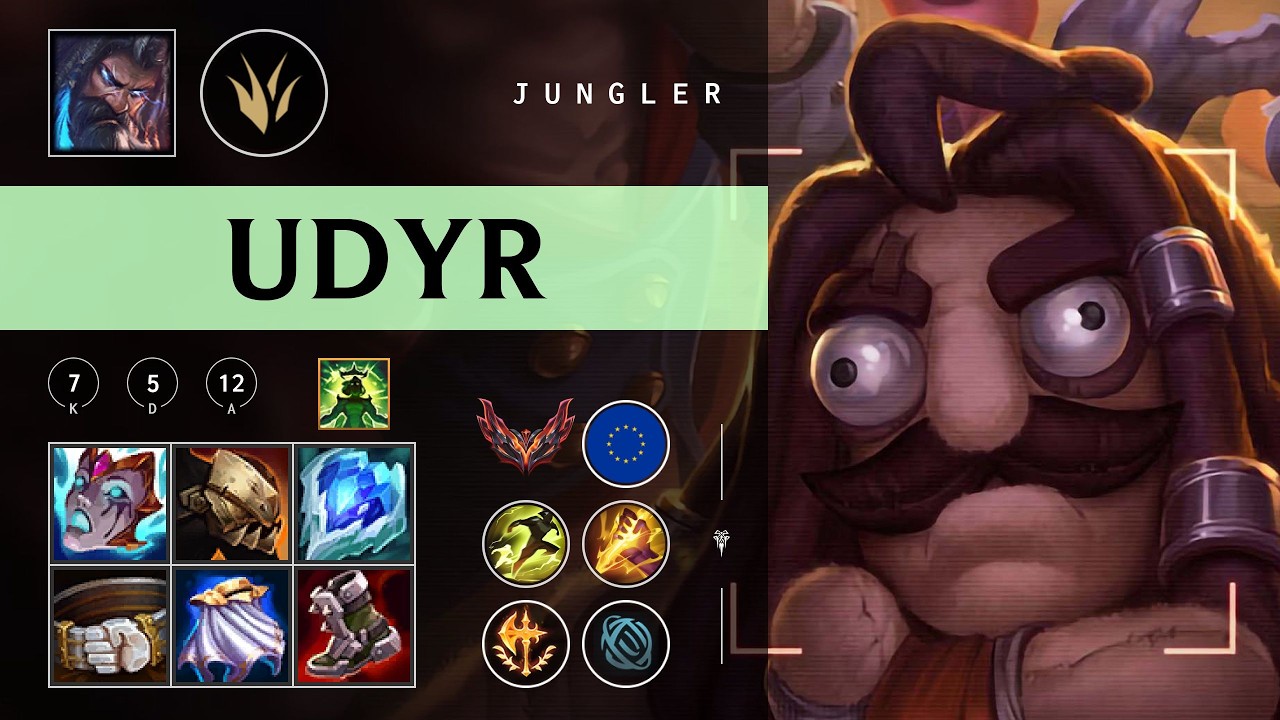 Udyr Jungle vs Diana - EUW Grandmaster Patch 26.05