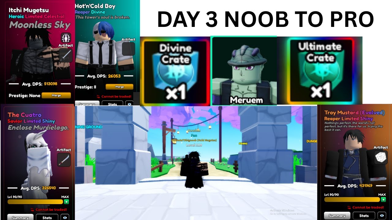 Day 3 GOT THE NEW SECRET UNIT AND OPENEDE ULTIMATE AND DIVINE CRATE AND GOT CELESTIAL Ultimate td