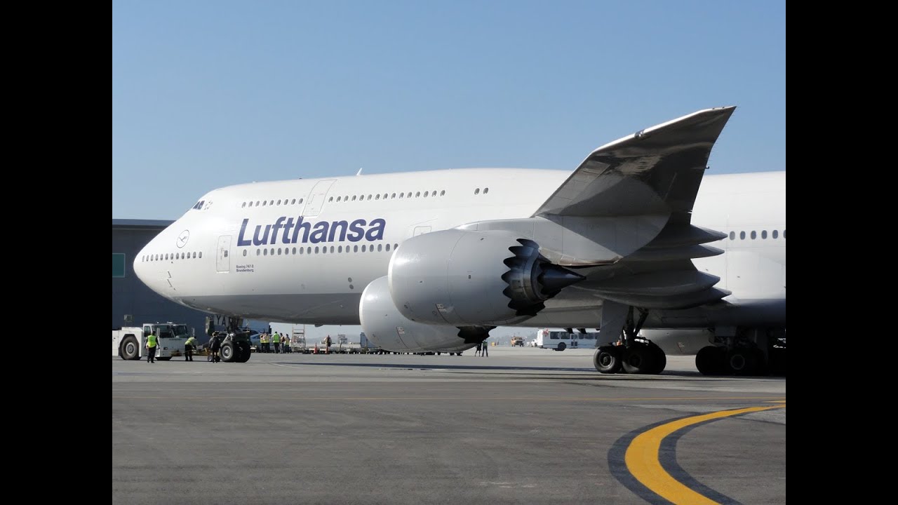 Lufthansa Boeing 747-830 Intercontinental [D-ABYA] Inaugural Flight to LAX