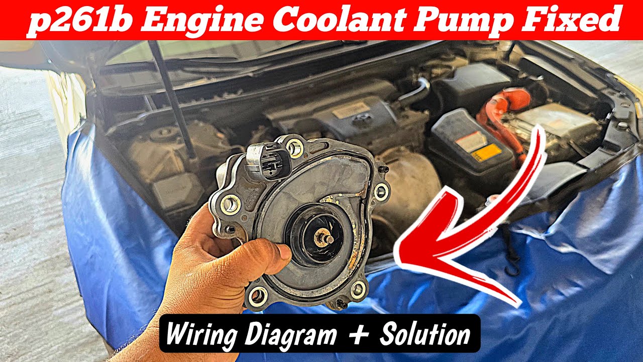 p261b Engine Coolant Pump B Control Malfunction || Wiring Diagram + Solution 💯