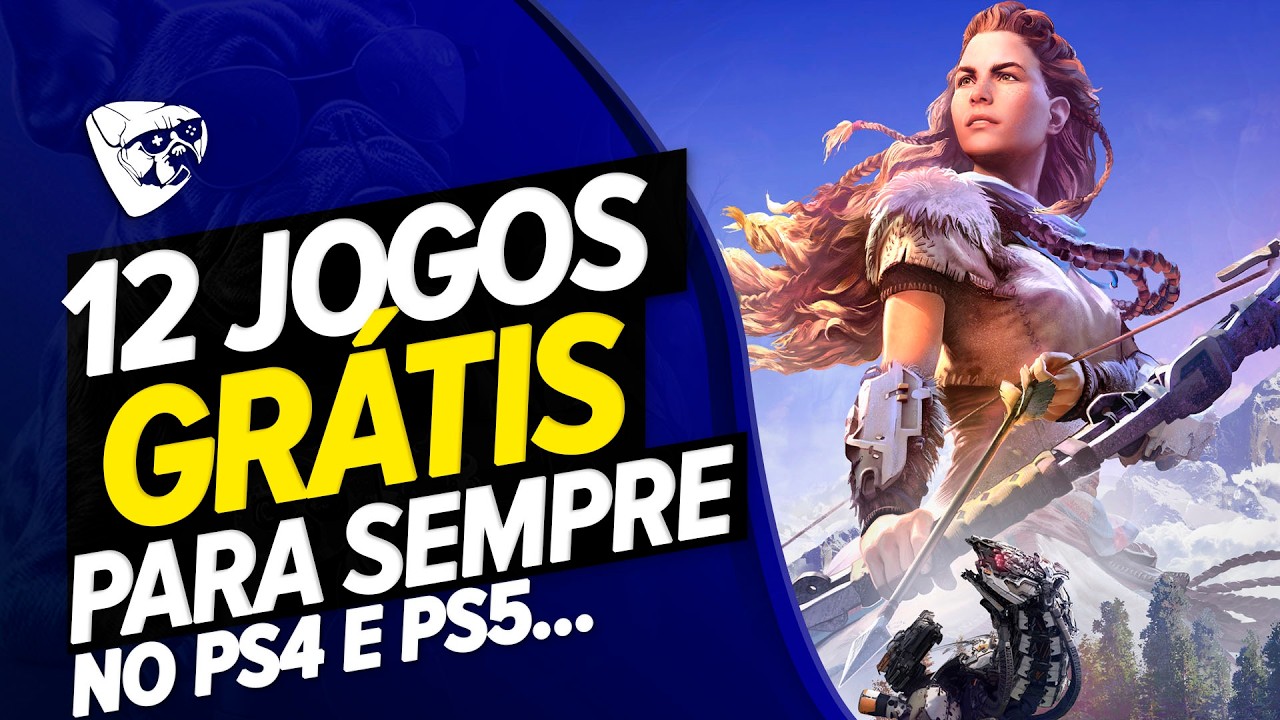 12 JOGOS GR&Aacute;TIS PARA SEMPRE PARA JOGAR NO PS4 e PS5 EM 2025 !!!